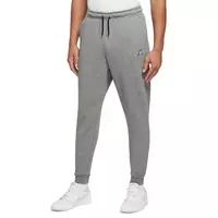 Jordan Men's Essential Fleece Pants-Grey/Black - Hibbett | City Gear